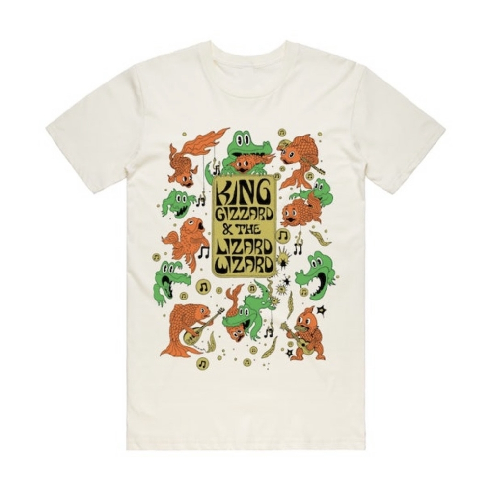 King Gizzard and the Lizard Wizard Large Fishie Hooks T-shirt